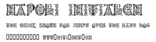 Napoli Initialen.ttf字體轉換器圖片