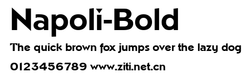 Napoli-Bold.ttf字體轉換器圖片