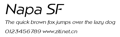 Napa SF.ttf字體轉換器圖片