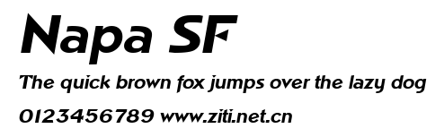 Napa SF.ttf字體轉換器圖片