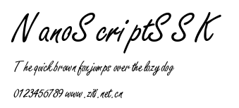NanoScriptSSK.ttf字體轉換器圖片