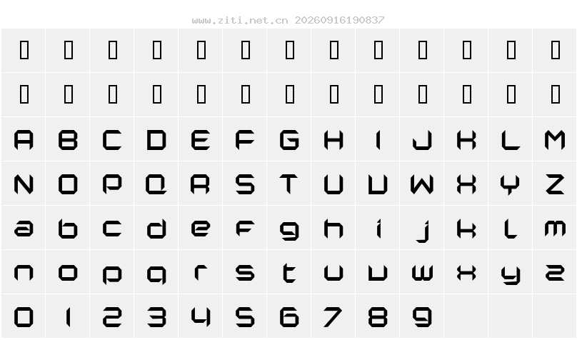 字符映射圖