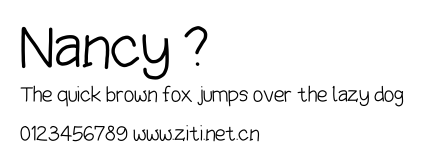 Nancy ?.ttf字體轉換器圖片