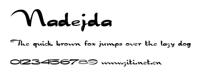 Nadejda.ttf字體轉換器圖片