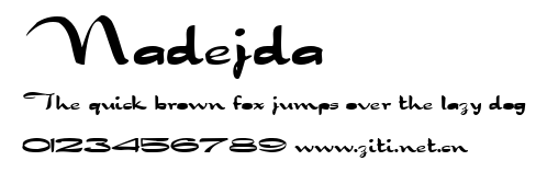Nadejda.ttf字體轉換器圖片