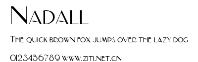 Nadall.ttf字體轉換器圖片
