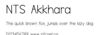 NTS Akkhara.ttf字體轉換器圖片