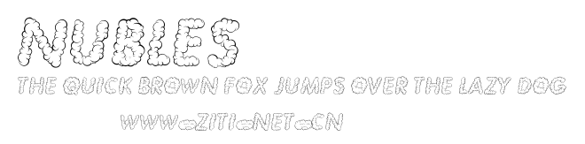 NUBLES.ttf字體轉換器圖片