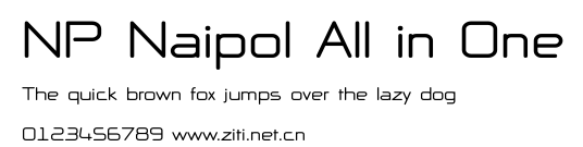NP Naipol All in One.ttf字體轉換器圖片