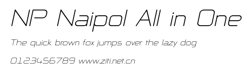 NP Naipol All in One.ttf字體轉換器圖片