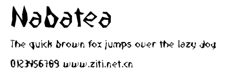 Nabatea.otf字體轉換器圖片