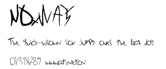 NOxWAY?.ttf字體轉換器圖片