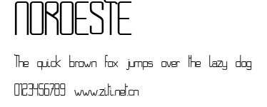 NOROESTE.ttf字體轉換器圖片