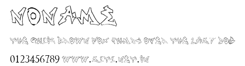 NONAME.ttf字體轉換器圖片
