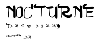 NOCTURNE.ttf字體轉換器圖片
