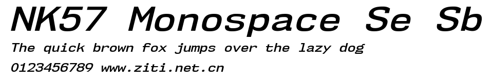 NK57 Monospace Se Sb.ttf字體轉換器圖片