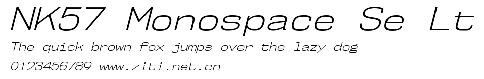 NK57 Monospace Se Lt.ttf字體轉換器圖片