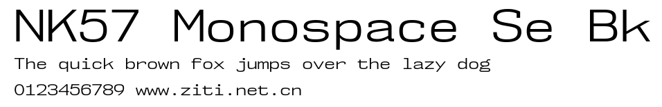 NK57 Monospace Se Bk.ttf字體轉換器圖片