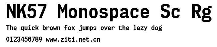 NK57 Monospace Sc Rg.ttf字體轉換器圖片