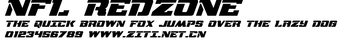 NFL RedZone.ttf字體轉換器圖片