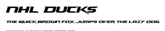 NHL Ducks.ttf字體轉換器圖片