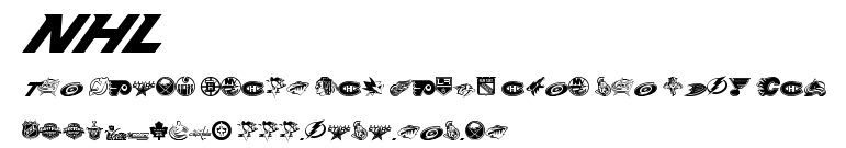 NHL.ttf字體轉換器圖片