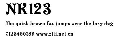 NK123.ttf字體轉換器圖片