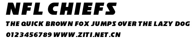 NFL Chiefs.ttf字體轉換器圖片