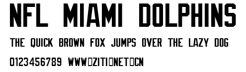 NFL Miami Dolphins.ttf字體轉換器圖片