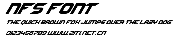 NFS font.ttf字體轉換器圖片