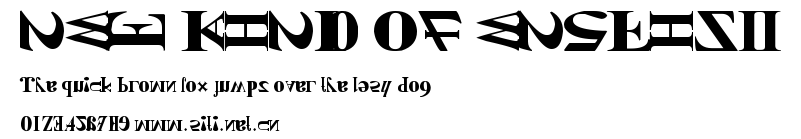 NEW KIND OF ENGLISH.ttf字體轉換器圖片