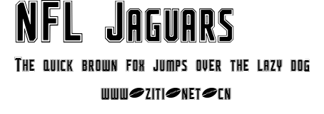 NFL Jaguars.ttf字體轉換器圖片