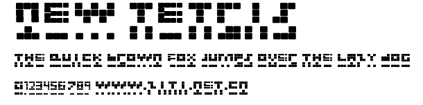 NEW TETRIS.ttf字體轉換器圖片