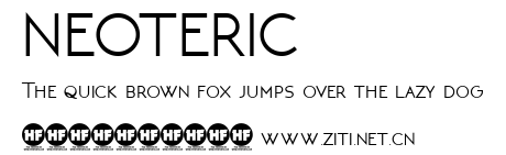 NEOTERIC.ttf字體轉換器圖片