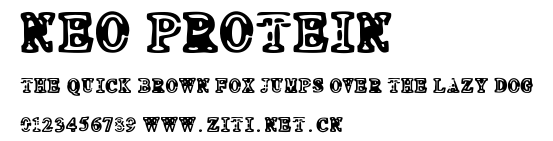 NEO PROTEIN.ttf字體轉換器圖片