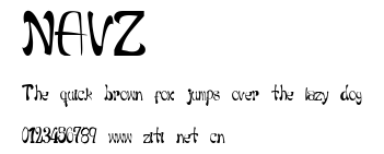 NAVZ.ttf字體轉換器圖片