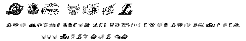 NBA WEST.ttf字體轉換器圖片