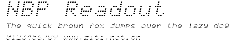 NBP Readout.ttf字體轉換器圖片