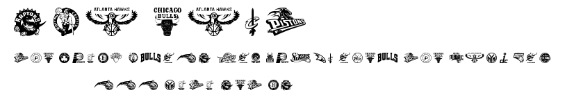 NBA EAST.ttf字體轉換器圖片