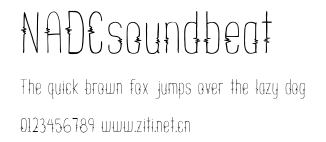 NADCsoundbeat.ttf字體轉換器圖片