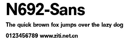 N692-Sans.ttf字體轉換器圖片