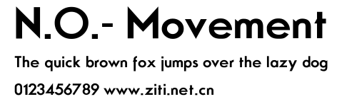 N.O.- Movement.ttf字體轉換器圖片