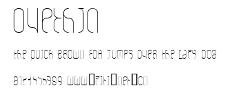 ovethin.ttf字體轉換器圖片