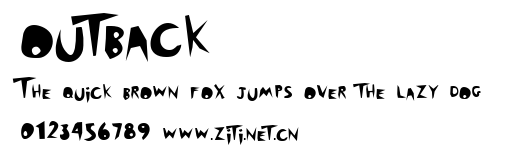outback.ttf字體轉換器圖片