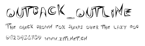 outback_outline.ttf字體轉換器圖片