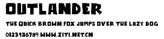 outlander.ttf字體轉換器圖片