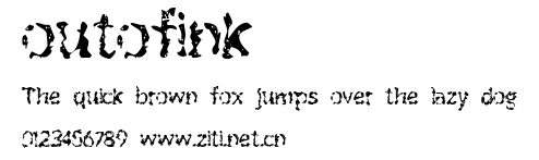 outofink.ttf字體轉換器圖片