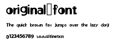 original_font.ttf字體轉換器圖片