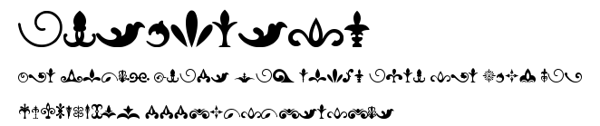 ornaments.ttf字體轉換器圖片