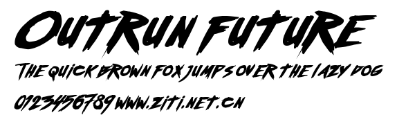 Outrun future.otf字體轉換器圖片